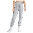 thumbnail image 1 of TiaoBug Kids Boys Sport Pants Sweatpants Jogger Athletic Casual Pants With Pockets Gray 3-4, 1 of 7