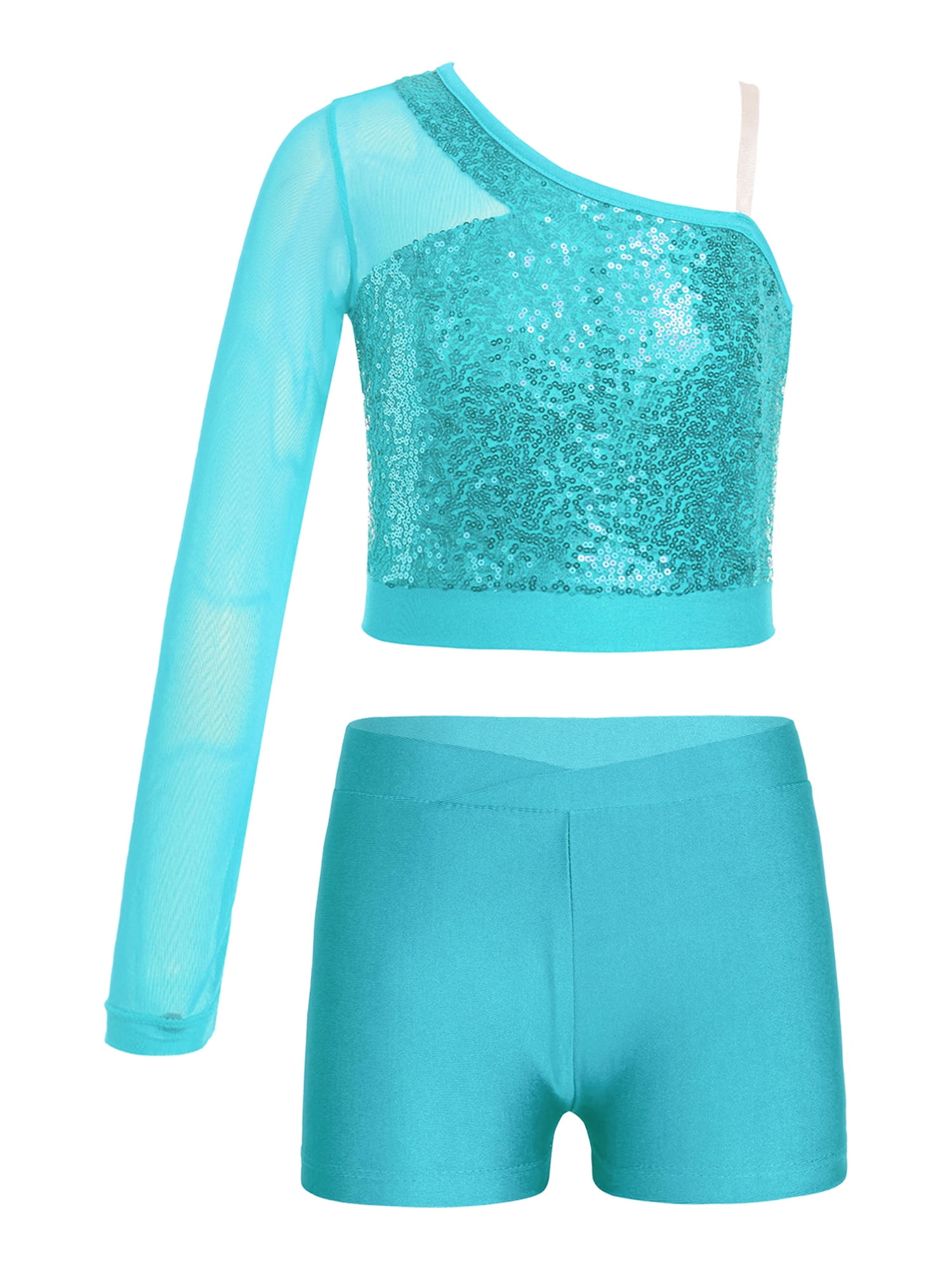 Girls "Metro" Halter Dance Crop Top | Oh La La Dancewear OLL174C