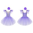 thumbnail image 1 of TiaoBug Kids Girls Ballet Dance Tutu Dress Ballerina Performance Dancewear, 1 of 7