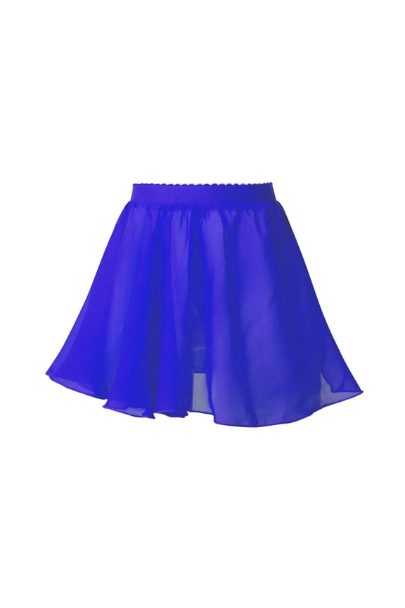 Kids Girls Ballet Skirts Chiffon Pull on Dance Tutu Skirt Ballerina Dancewear