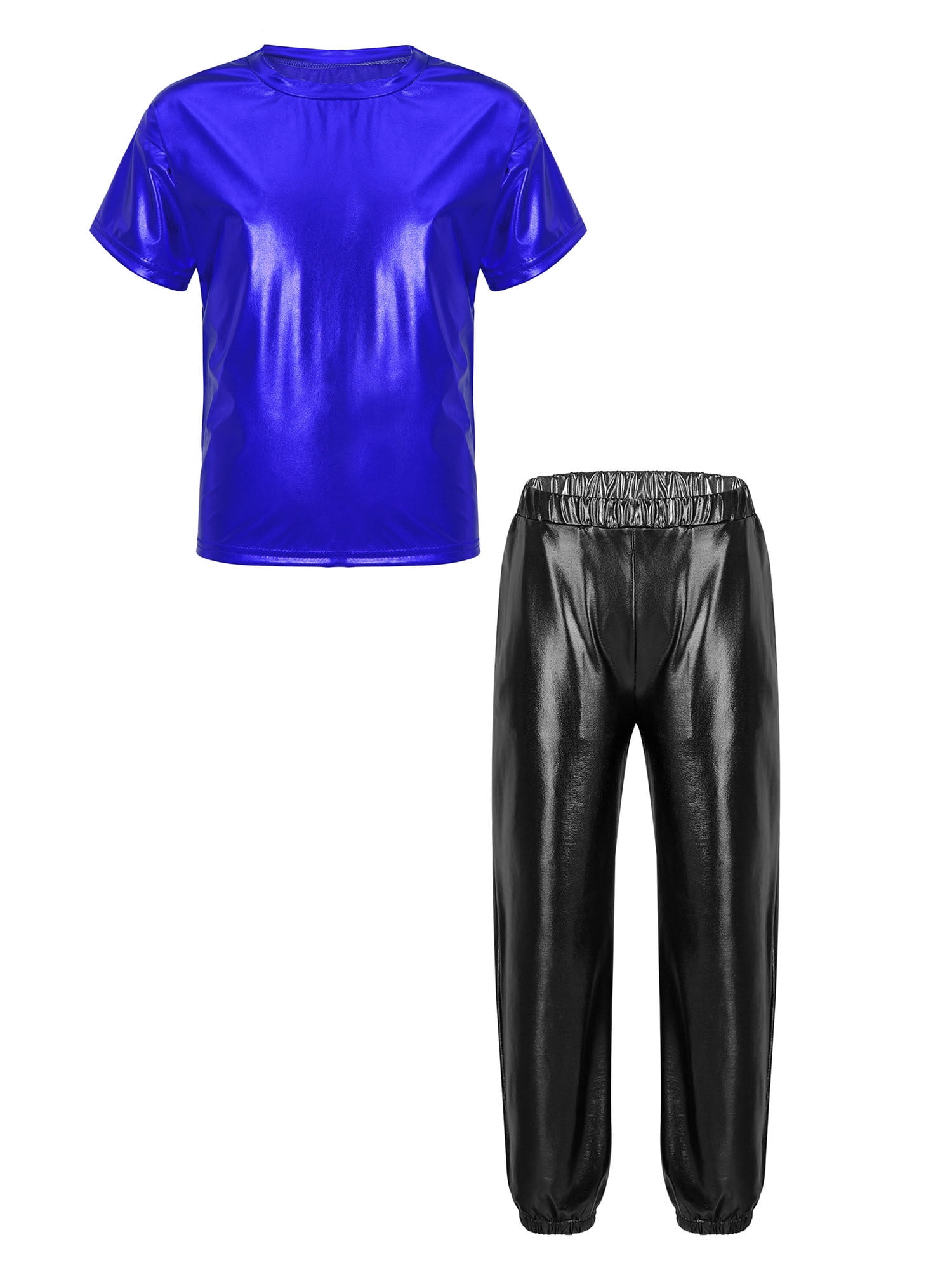 LOLANTA Costume da Ballo per Ragazze con Paillettes, Abbigliamento da Ballo per Bambini, Arancione, 4-5 Anni, 110