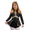 thumbnail image 1 of TiaoBug Kids Girls Circus Ringmaster Cosplay Jumpsuit Sequins Tassel Lion Tamer Stage Performance Costume Black 6, 1 of 7