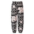 thumbnail image 1 of TiaoBug Kids Girls Elastic Waist Bohemian Harem Pants Summer Beach Hippie Trousers Yoga Dance Pilates Chain Elephant 110, 1 of 7