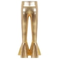 thumbnail image 1 of TiaoBug Kids Girls Flared Trouser Hip Hop Jazz Dance Metallic Bell-Bottoms Ruffle Legging Pants A Gold 10, 1 of 6