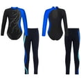 thumbnail image 1 of TiaoBug Kids Girls Gymnastics Leotard with Leggings Set Dancewear, 1 of 7