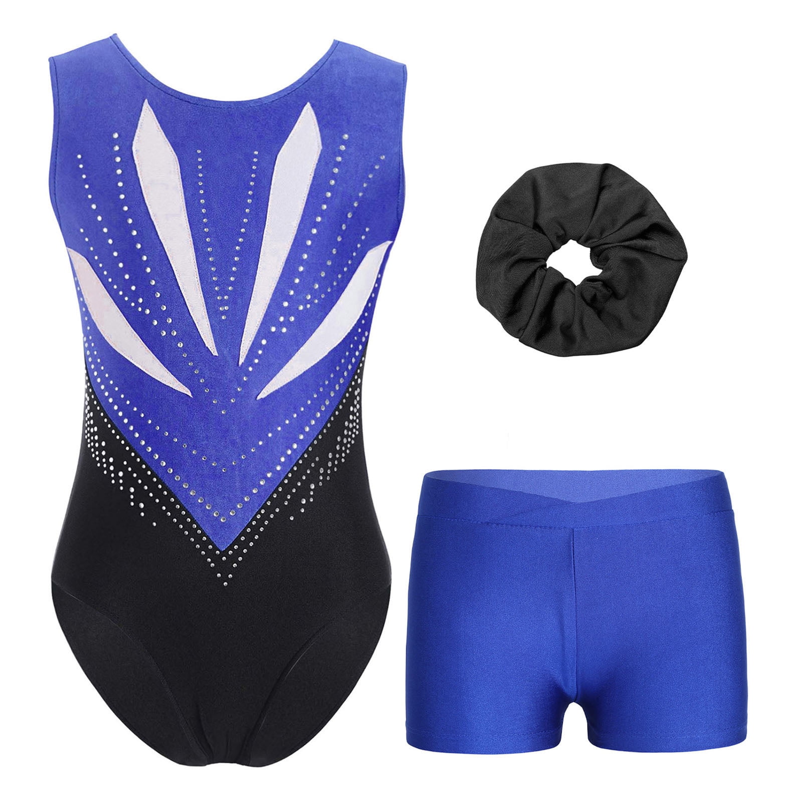 TiaoBug Kids Girls Gymnastics Leotards Sleeveless Bodysuit Tumbling ...