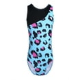 thumbnail image 1 of TiaoBug Kids Girls One Piece Ballet Dance Gymnastics Leotard Bodysuit Leopard Printed Tankini Jumpsuit, 1 of 7