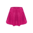 thumbnail image 1 of TiaoBug Kids Girls Shiny Sequin Skirts Sparkly Skater A Line Mini Skirt for Dance Performance Hot Pink 12, 1 of 5