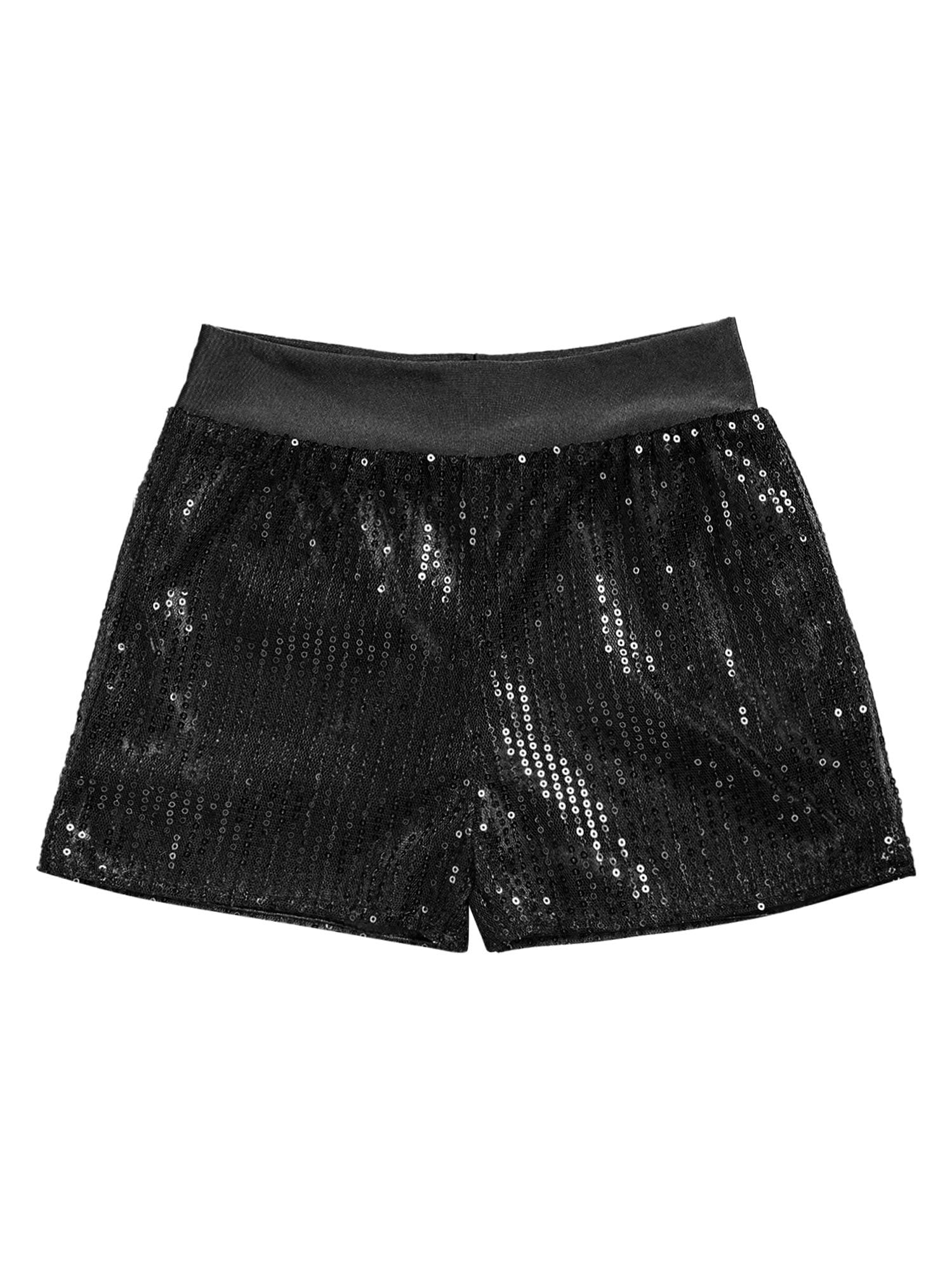 Short De Ballet Avec Strass Pour Fille - En Polyester/élasthanne, Pour Danse, Patinage, Gymnastique, Yoga, Tailles 6 à 16 Ans