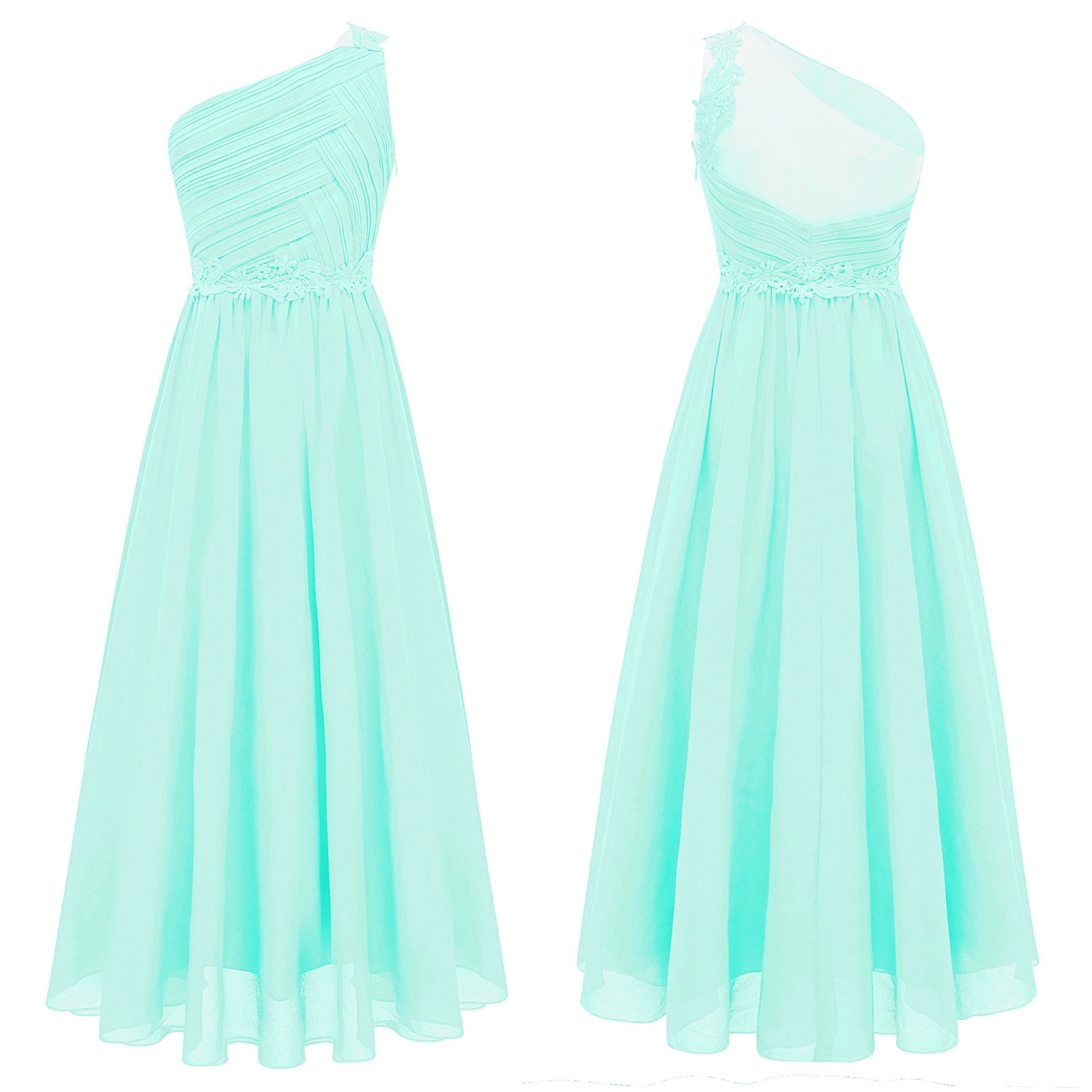 Mint Green Junior Bridesmaid Dresses