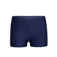 thumbnail image 1 of TiaoBug Kids Girls V Front Elastic Waistband Booty Shorts Hot Pants Sports Gymnastics Workout Bottoms Navy Blue 15-16, 1 of 5