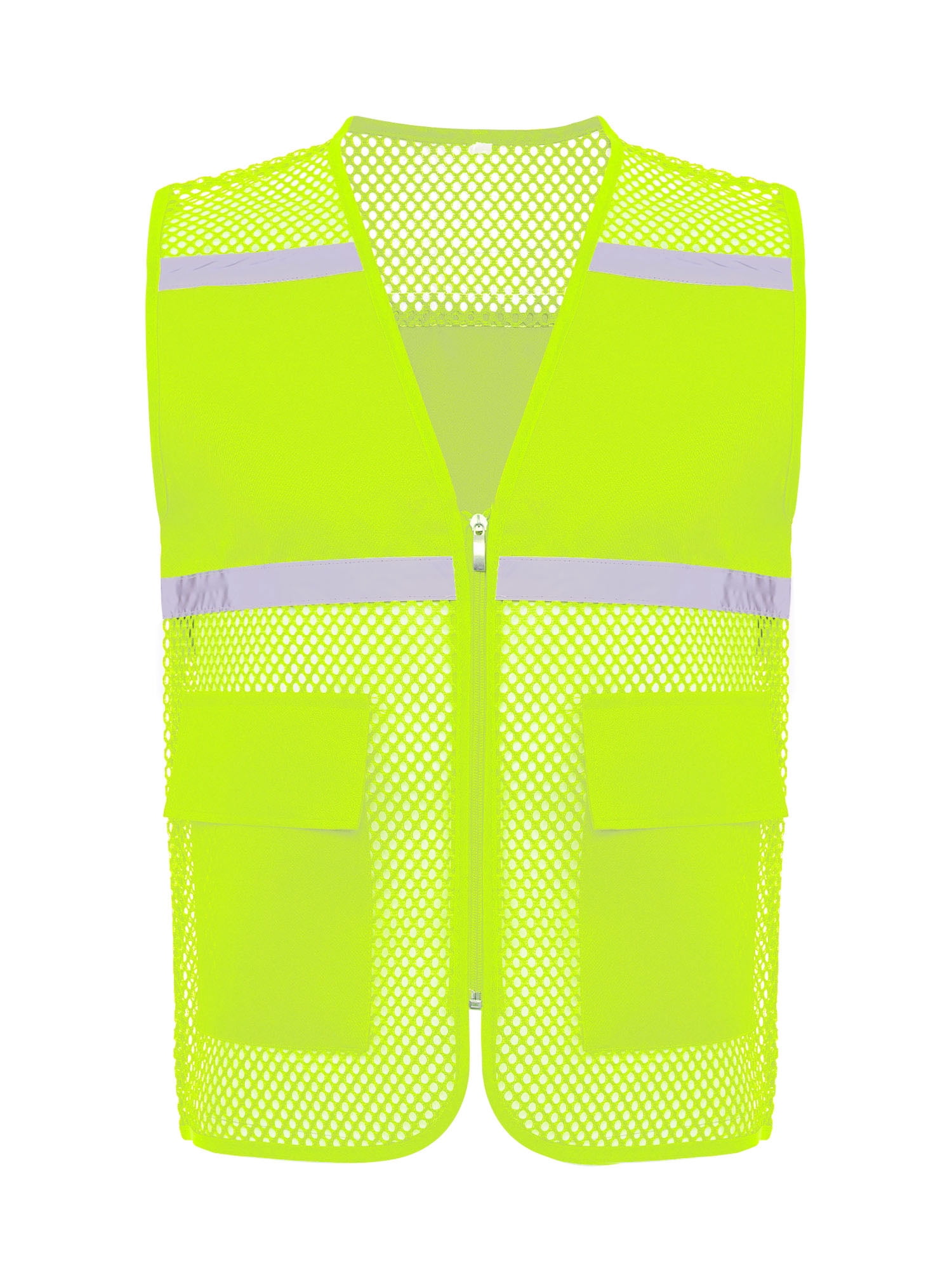 TiaoBug Men Women High Visibility Reflective Safety Vest Breathable ...