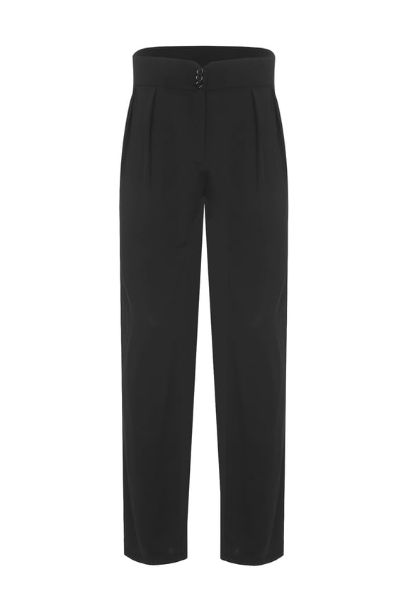 Men's Black Latin Dance Pants for Tango Modern Ballroom Rumba Samba Salsa Performance Trousers Competition Black S