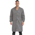thumbnail image 1 of TiaoBug Men's Work Overalls One Piece Wear Resistant Dustproof Work Coat Long Sleeve Lab Coat Gray 185/3XL, 1 of 7