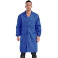 thumbnail image 1 of TiaoBug Men's Work Overalls One Piece Wear Resistant Dustproof Work Coat Long Sleeve Lab Coat Royal Blue 185/3XL, 1 of 8