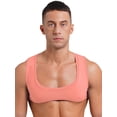 thumbnail image 1 of TiaoBug Mens Muscle Tank Tops Sleeveless Bodybuilding Crop Vest Gym Workout Undershirts Pink XL, 1 of 6