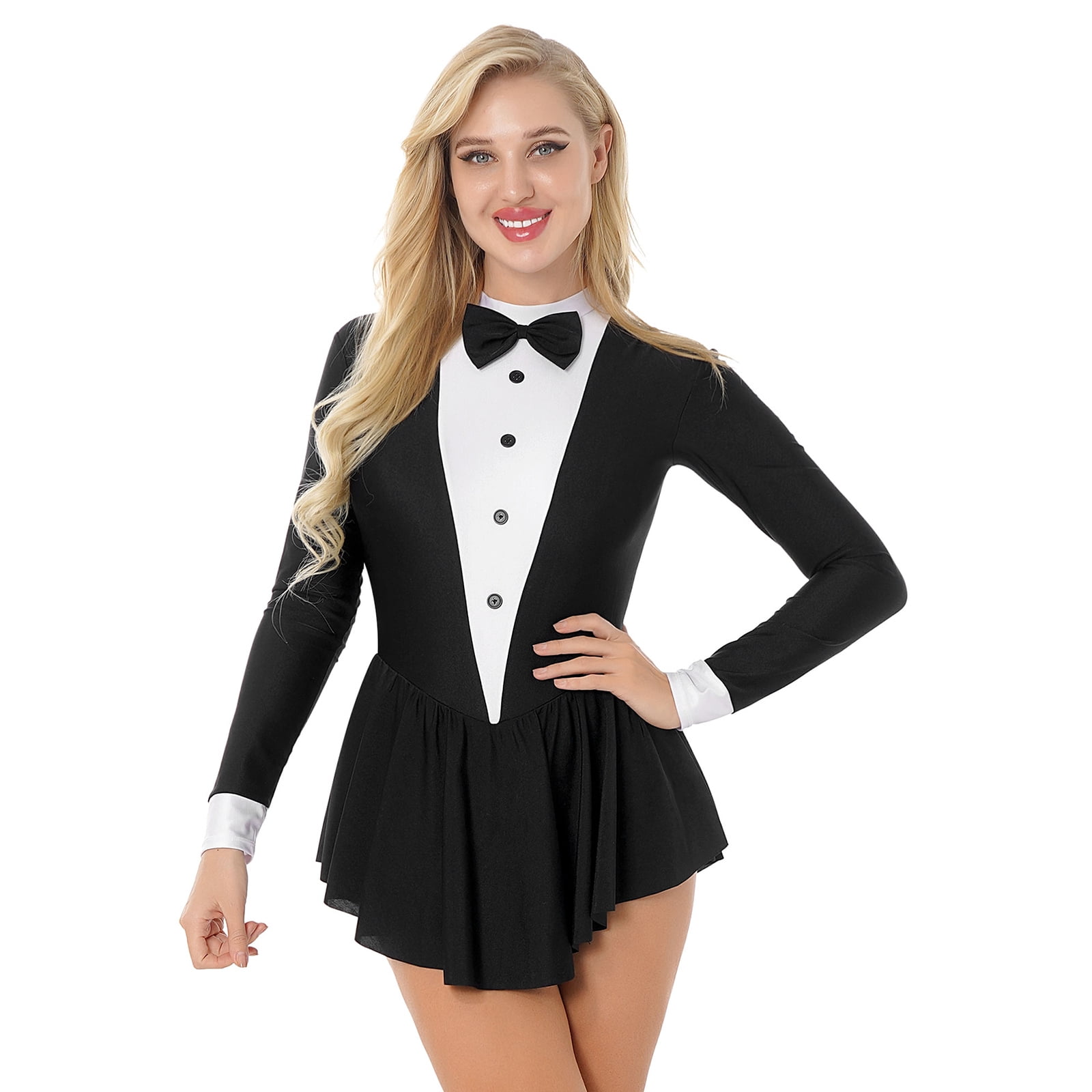 waitress dress black 1960s Black Waitress/uniform Dress