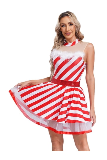 red and white dress for christmas party Susanne Lively Girls Red Christmas Party Dress - White Bodice