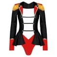 thumbnail image 1 of TiaoBug Womens Circus Ringmaster Costume Long Sleeve Bodysuit Tassel Tailcoat Halloween Cosplay Fancy Dress Black M, 1 of 5