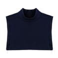 thumbnail image 1 of TiaoBug Womens Fake Collar Half Blouse Top Dickey Collar Neck Cover Turtleneck Warm Pullover Shirt Navy Blue One Size, 1 of 7