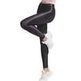 thumbnail image 1 of TiaoBug Womens Metallic Compression Pants Workout Athletic Dance Leggings, 1 of 2