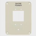 Tiara Boat Blank Panel 3240388 Shore Power Aluminum 4 1/2 x 3 1/2 In