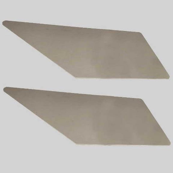 Tiara Boat Deck Trim Panels 5320020 | 13 x 6 1/2 Inch Stainless (2PC)