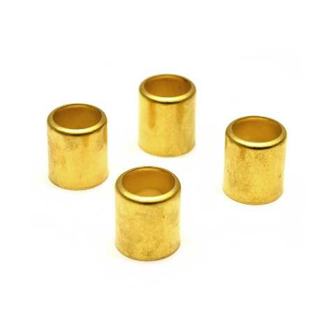 The Hillman Group Check Ring Straight Edge - 1 3/4" Brass Finish Lamp Repair Rings, 5-Pack