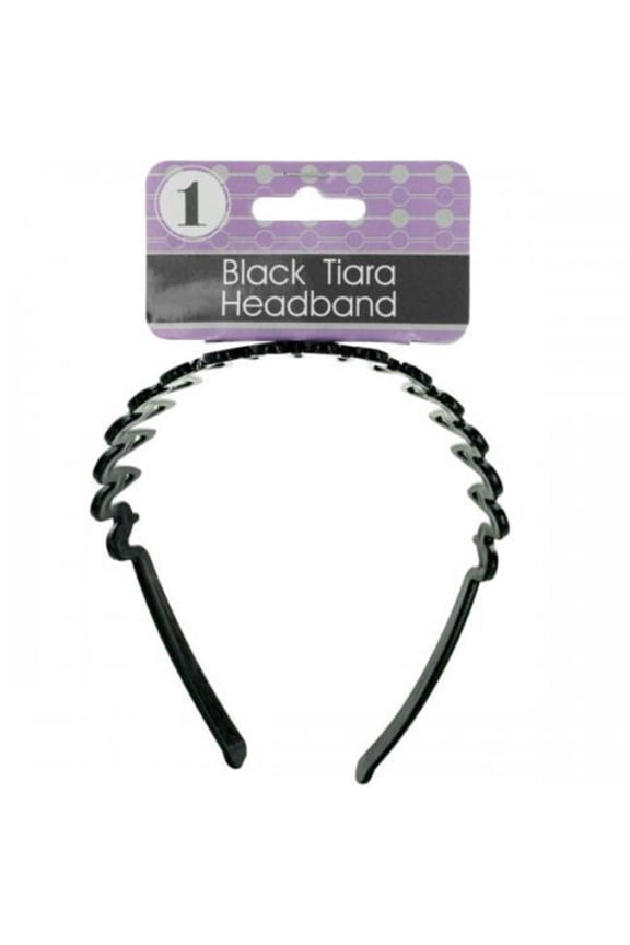 Tiara Headband in Black
