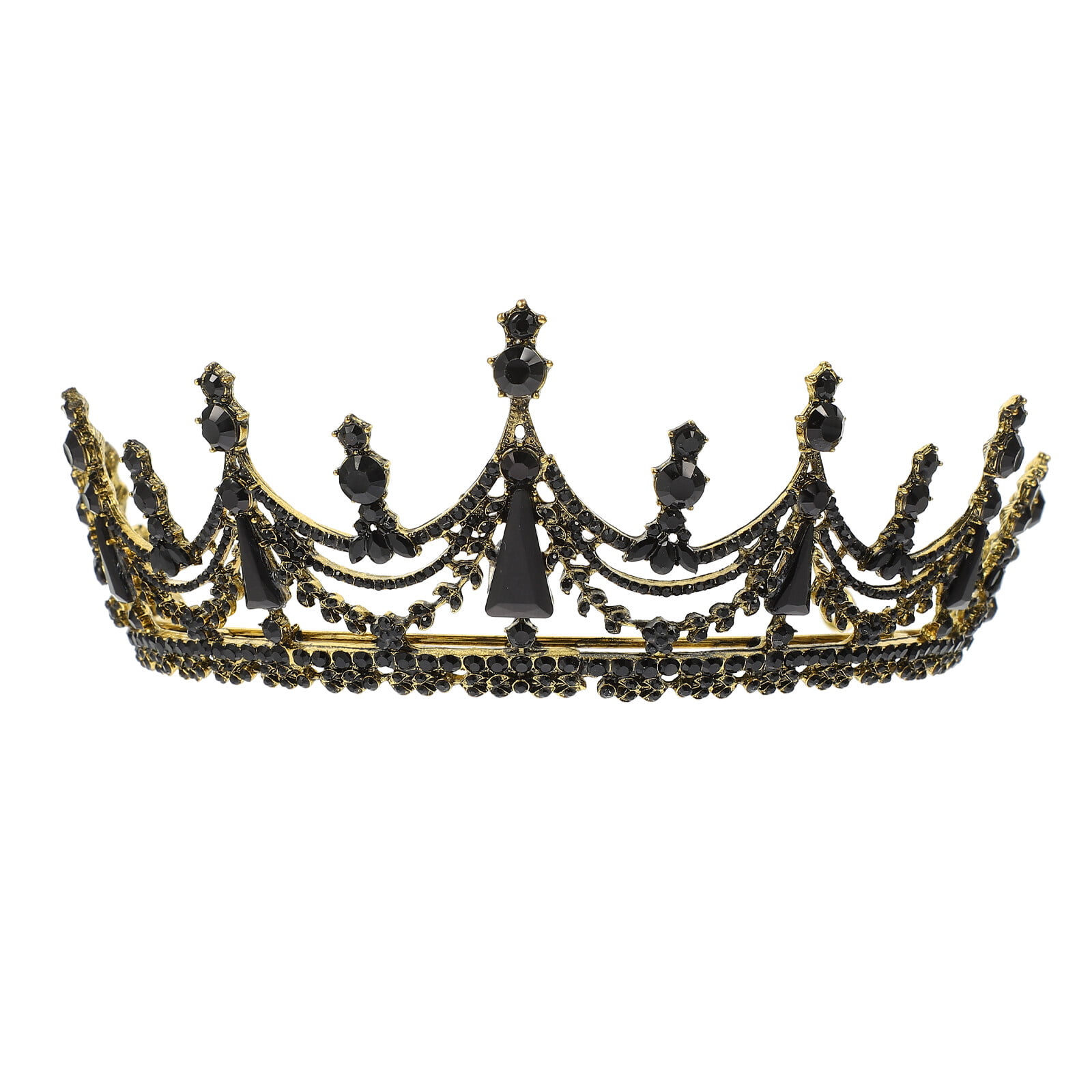 Wholesale Gold Mini Round Crown Kid Bridal Princess Metal Crown