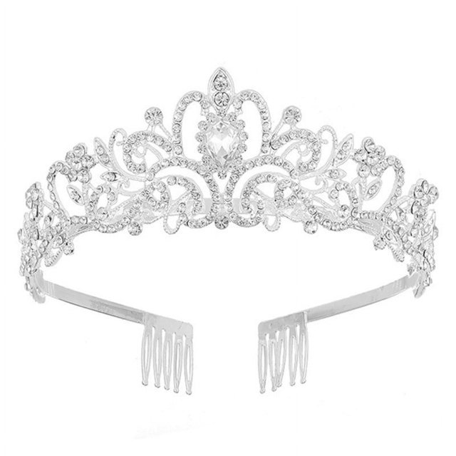 Tiaras Crown, Crystal AB Rhinestones Tiaras and Crowns for Women