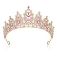 thumbnail image 1 of Tiaras for Women, Crowns for Women, Princess Crown, Pink Tiara, Queen Crown, Wedding Tiaras for Bride Prom Birthday Party Hair Accessories, Rhinestone Headband Tiara Gifts, 1 of 7