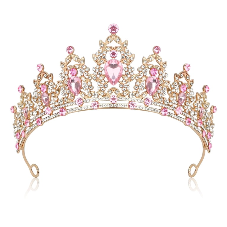 Tiaras for Women, Crowns for Women, Princess Crown, Pink  display picture 1