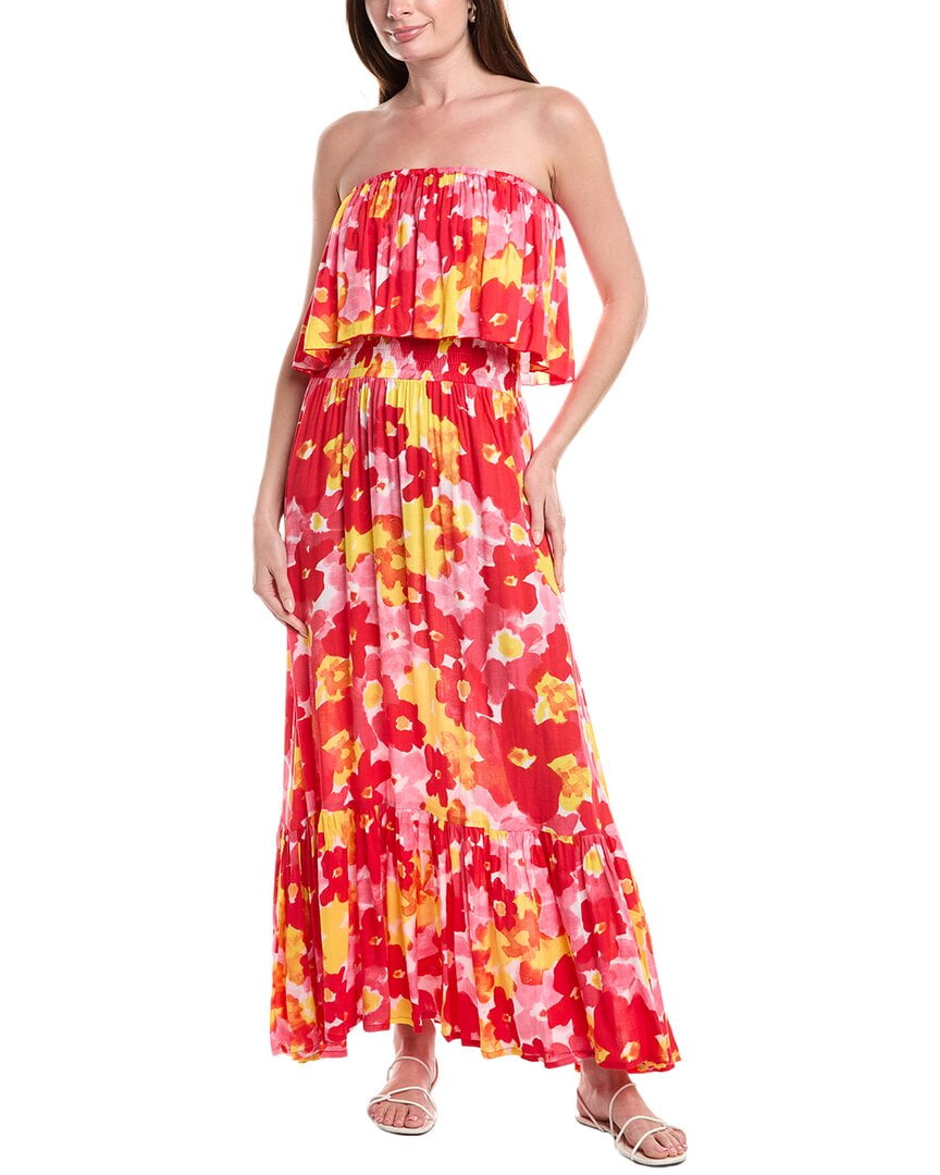 Tiare Hawaii womens Bungalow Maxi Dress, os, Red - Walmart Business Supplies