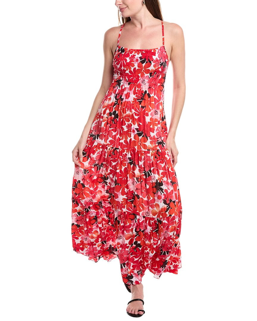 knee length dresses for ladies Kailani Maxi Dress | Hawaiian Apparel & Beachwear | Batik Palms Black | One Size main image 1