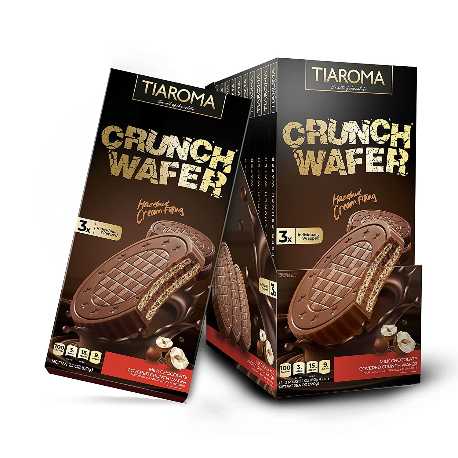 Tiaroma Crunch Milk Chocolate With Hazelnut Cream Filling Wafer 2 38 tiaroma-crunch-milk-chocolate-with-hazelnut-cream-filling-wafer-2-38