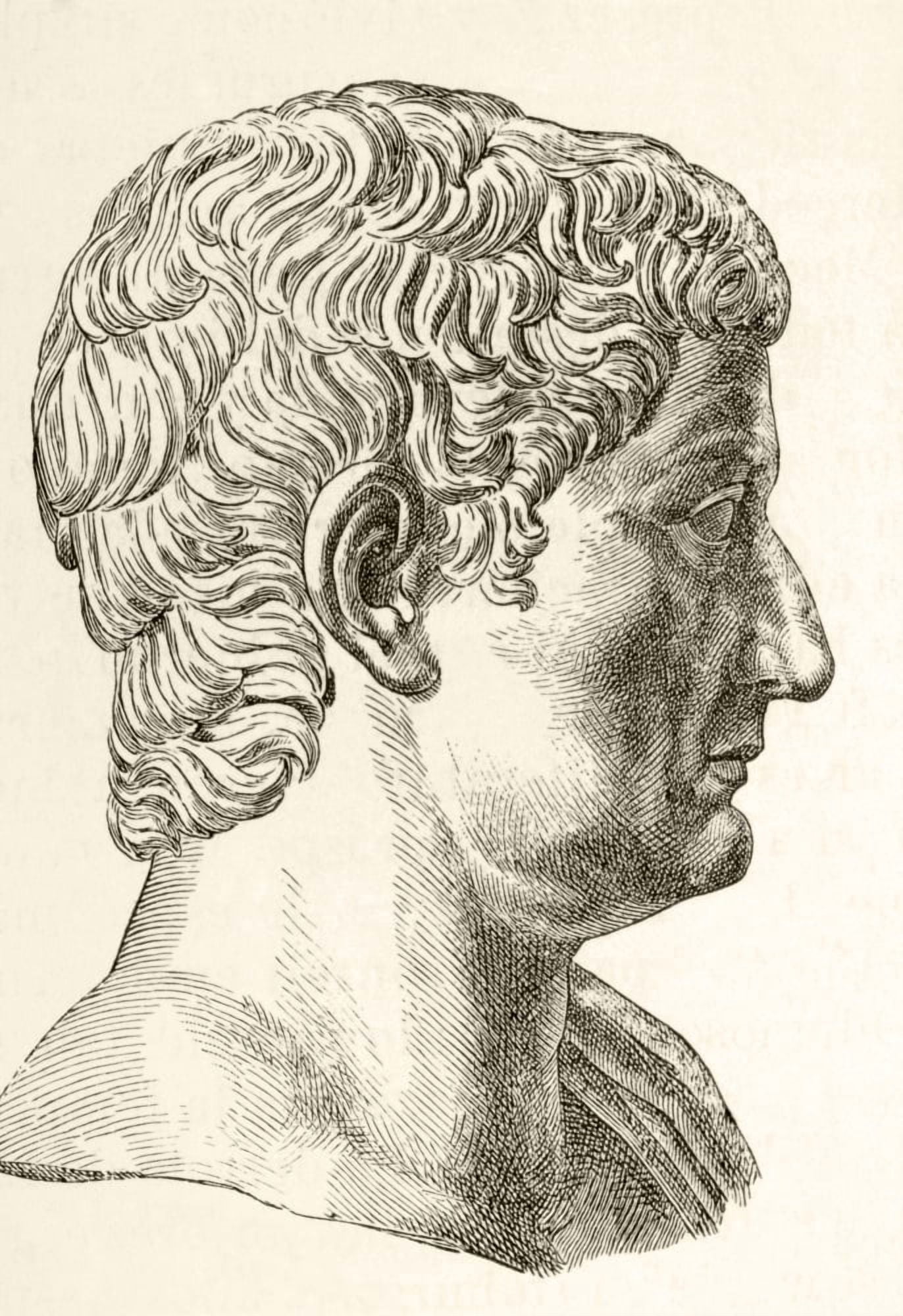 Tiberius Caesar Augustus 42Bc - 37Ad Second Roman Emperor Born Tiberius Claudius Nero From El Mundo Ilustrado Published Barcelona 1880 Canvas Art - Ken Welsh Design Pics (12 x 17)