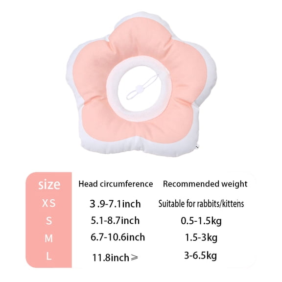 Tiberpet Cat Dogs Cone Collar,Anti-Bite Lick Wound Healing Protective Neck Cone After Surgery Recovery Collar for Small Pet,All-Season Style