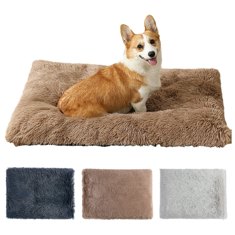 Tiberpet Dog Bed for Small Medium Dogs Winter Warm Plush Wash Dryer Friendly Anti Slip Pet Beds Classic Solid Color Cat Bed Walmart
