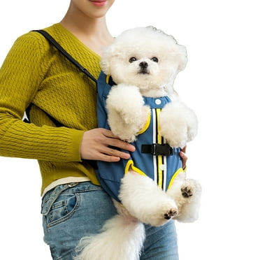 Tiberpet Dog Cat Chest Bag Pet Legs out Front-Facing Pet Carrier Backpack Portable Travelling Shoulder Bag for Small Dogs Cat