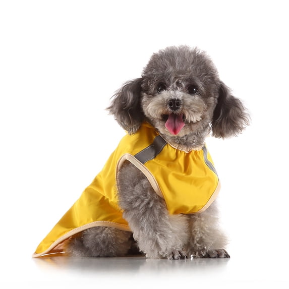 Tiberpet Dog Raincoat Pet Raincoat Hooded Slicker Poncho for Small to X-Large Dogs and Puppies L-4XL