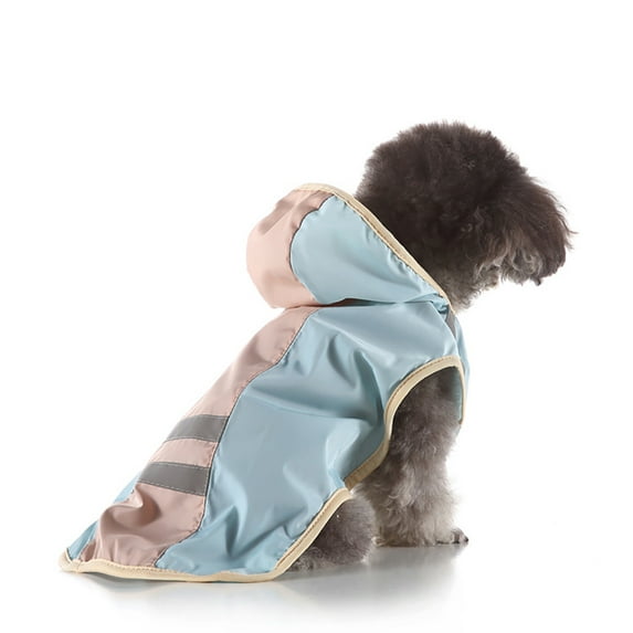 Tiberpet Dog Raincoat Pet Raincoat Hooded Slicker Poncho for Small to X-Large Dogs and Puppies L-4XL