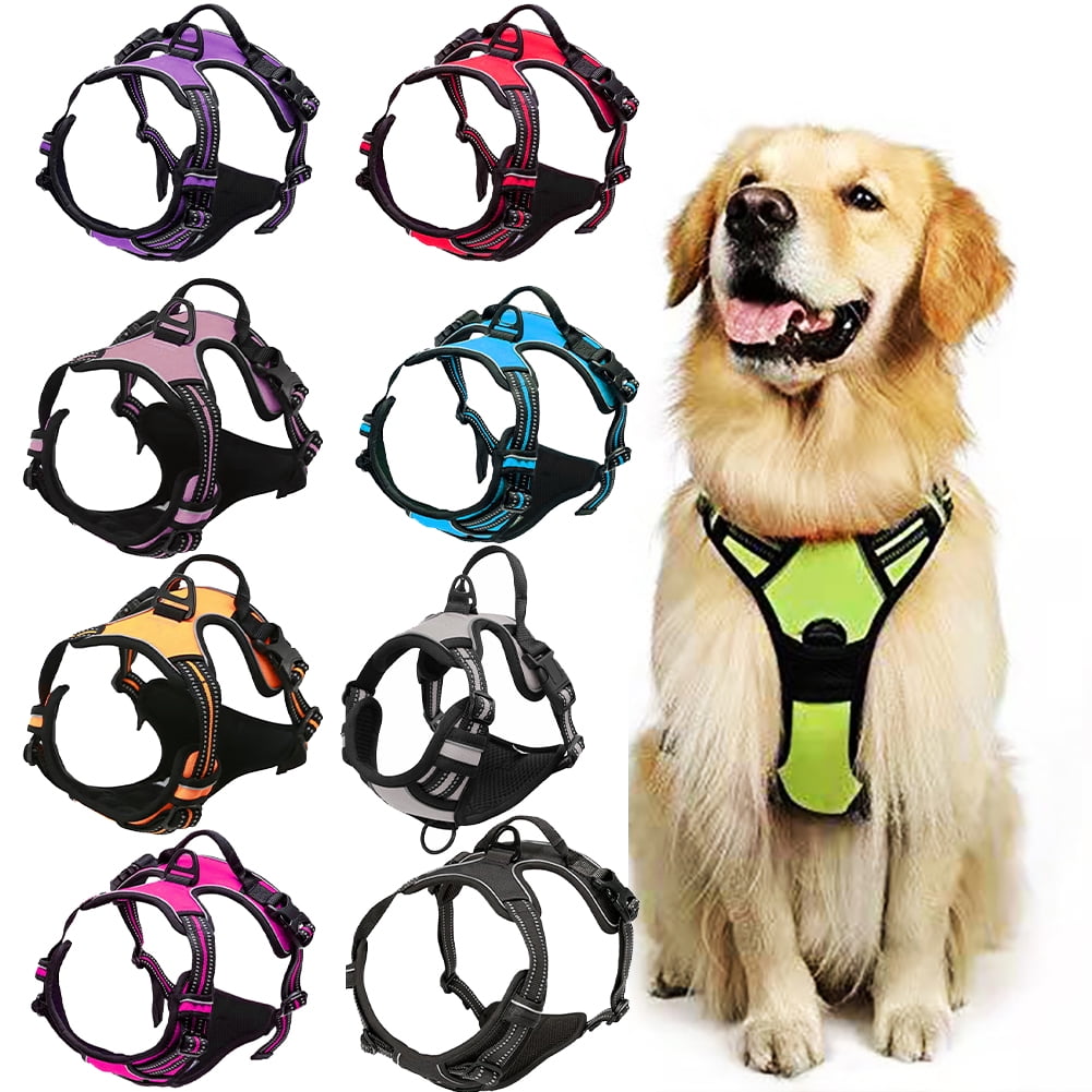 Tiberpet Dog Soft Padded Full Body for Dog Harness Reflective No Pull Pet Dog Harness Dogs