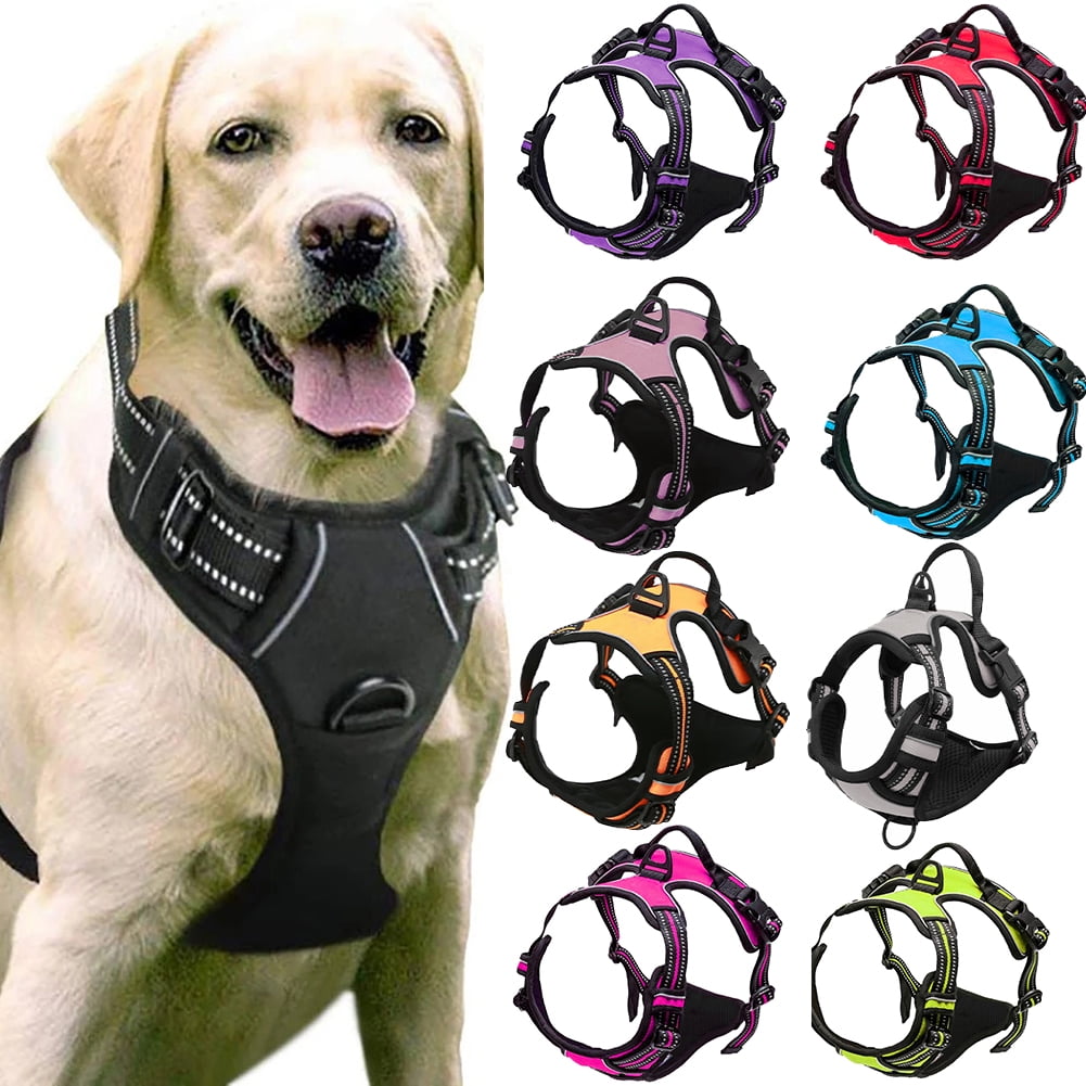 Tiberpet Dog Soft Padded Full Body for Dog Harness Reflective No Pull