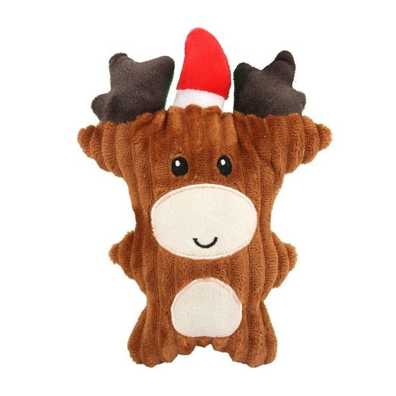 Tiberpet Dog Squeaky Toys Dog Toys Christmas Stuffed Dog Plush Toys Pet Interactive Toys for Large Medium Small Dogs