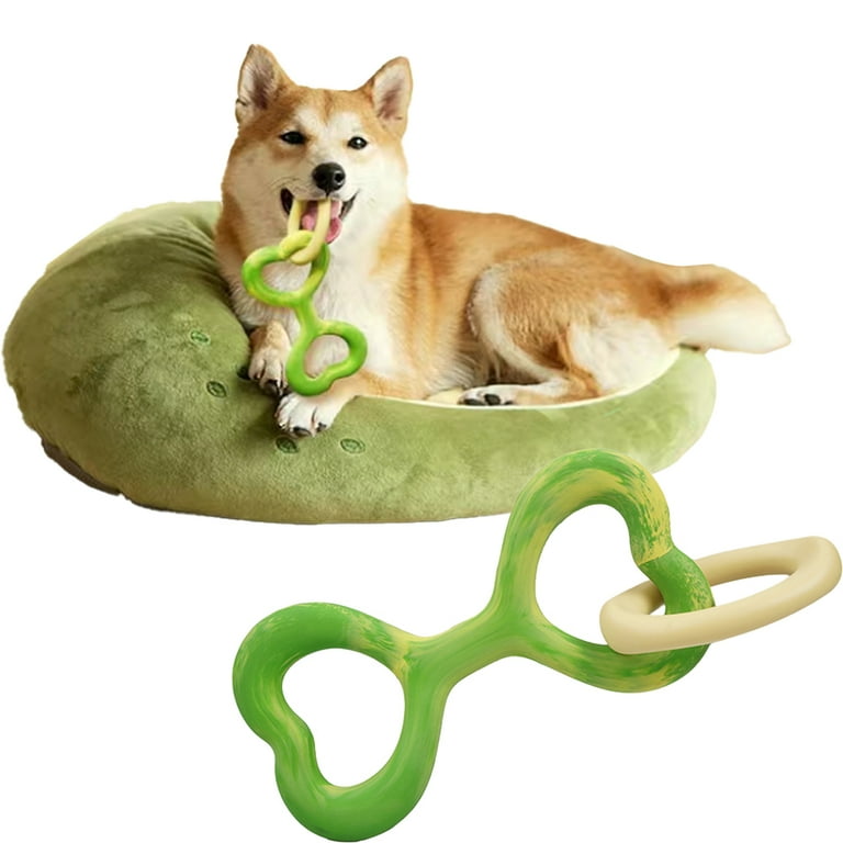 Tiberpet Pet Toys Natural Rubber Dog Toys Ring Large Aggressive
