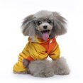thumbnail image 1 of Tiberpet Waterproof Reflective Dog Raincoat- Adjustable Pet Jacket, Lightweight Dog Hooded Slicker Poncho for Dogs Puppies With a Belt, 1 of 8
