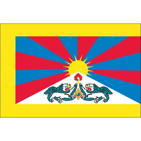 Tibet 3' x 5' Indoor Polyester Flag