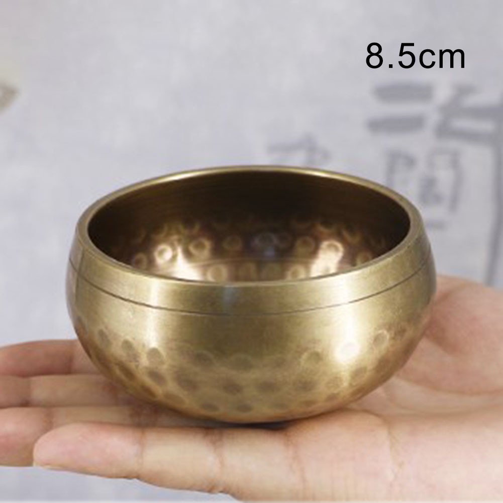 Tibet Buddha Sound Bowl Yoga Meditation Singing Bowl Brass Chime Music