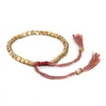 thumbnail image 1 of Tibetan Buddhist Braided Handmade Cotton Copper Beads Rope Bracelet Bangle 2022 G0U8, 1 of 9